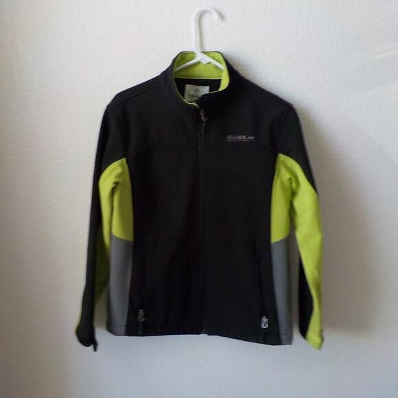 Magellan Outdoor Sports Black Jacket ColorBlock Full Zip Kid Size Large (14-16) - Picture 1 of 8